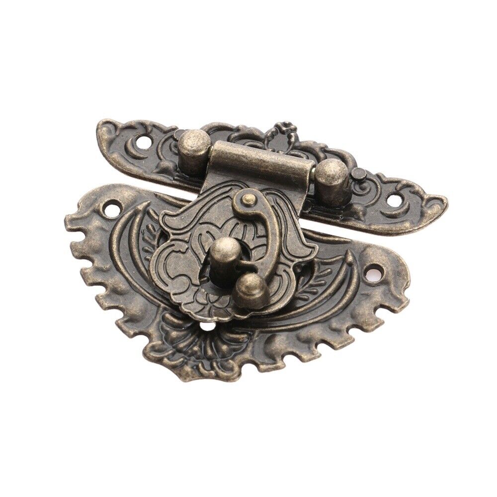 European Amboss Jewelry Box Latch Clasps Trinket With 2pcs Chest Suitcase Hinges