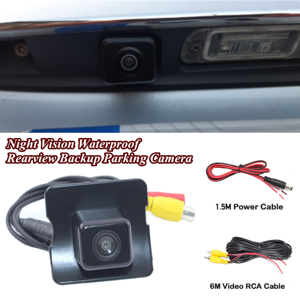 CCD Full HD Reversing Backup Parking Camera For Benz ML M Class W164 2005-2011