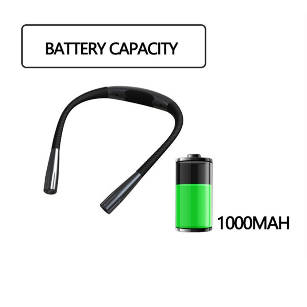 Camping Brightness Adjustable Bendable 3 Colors Lights LED Neck Reading Light