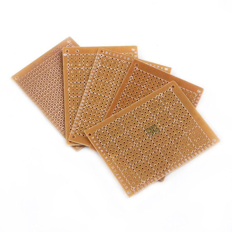 5/10/20pcs Bakelite Circuit Board DIY Prototype Single Side Copper PCB Board