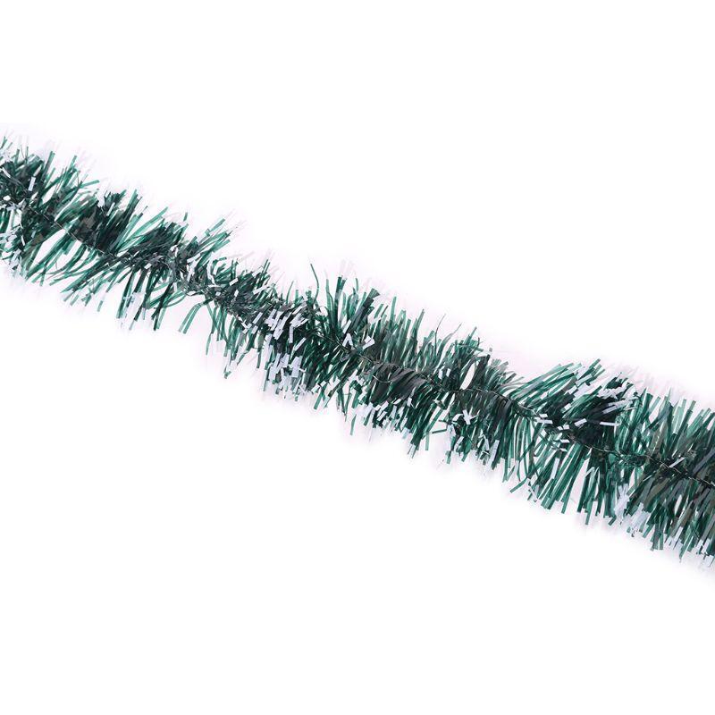 Green Christmas Tinsel Garland for Tree Tinsel Twist Garland Festivals Parties