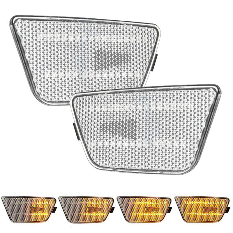 Bumper Side Marker Light Dynamic Turn Signal Lamp Fit for Chevrolet Cruze