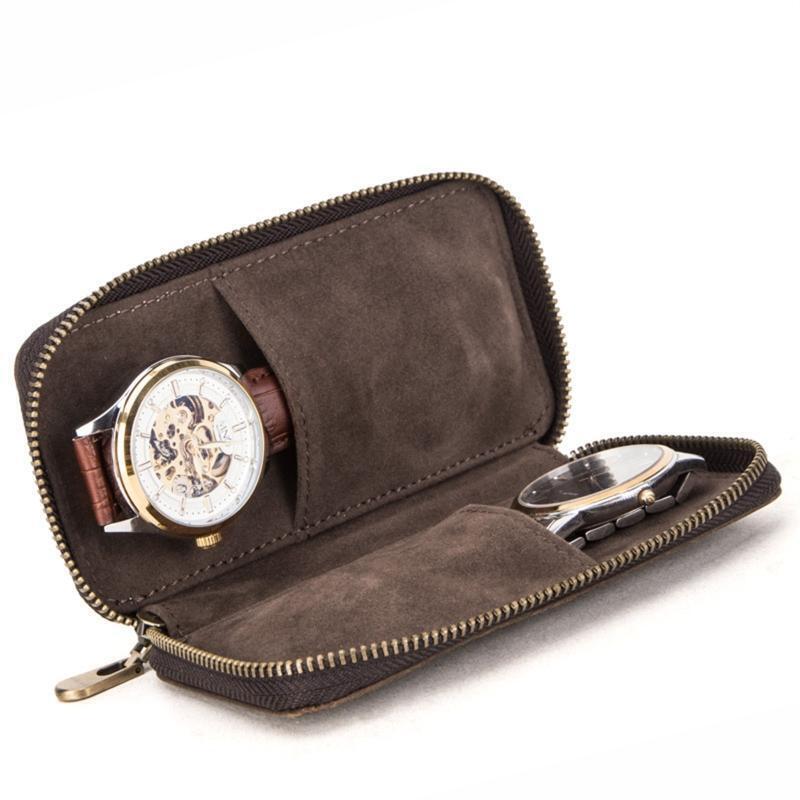 Watch Storage Bag Carrying Case Travel Watch Carrying Bag Pouch with Zipper