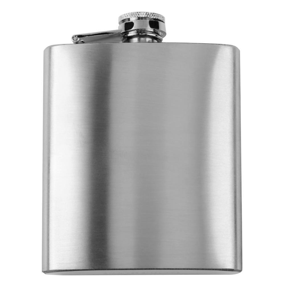 Stainless Steel Fishing Wine Bottle Water Pot Kettle Jug Hip Flask(7 oz)