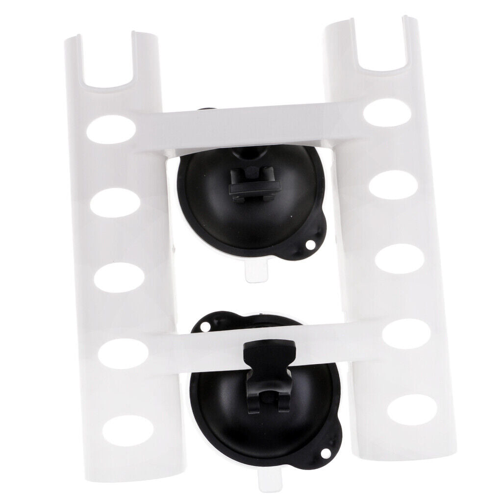 Suction Cup Fishing Rod Rack 2 Tube Rod Holder /Truck/SUV/Fishing Box