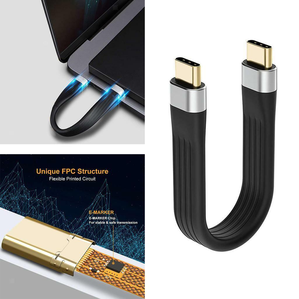Short  to  3. 2 Cable Fast Charging with  Delivery Black