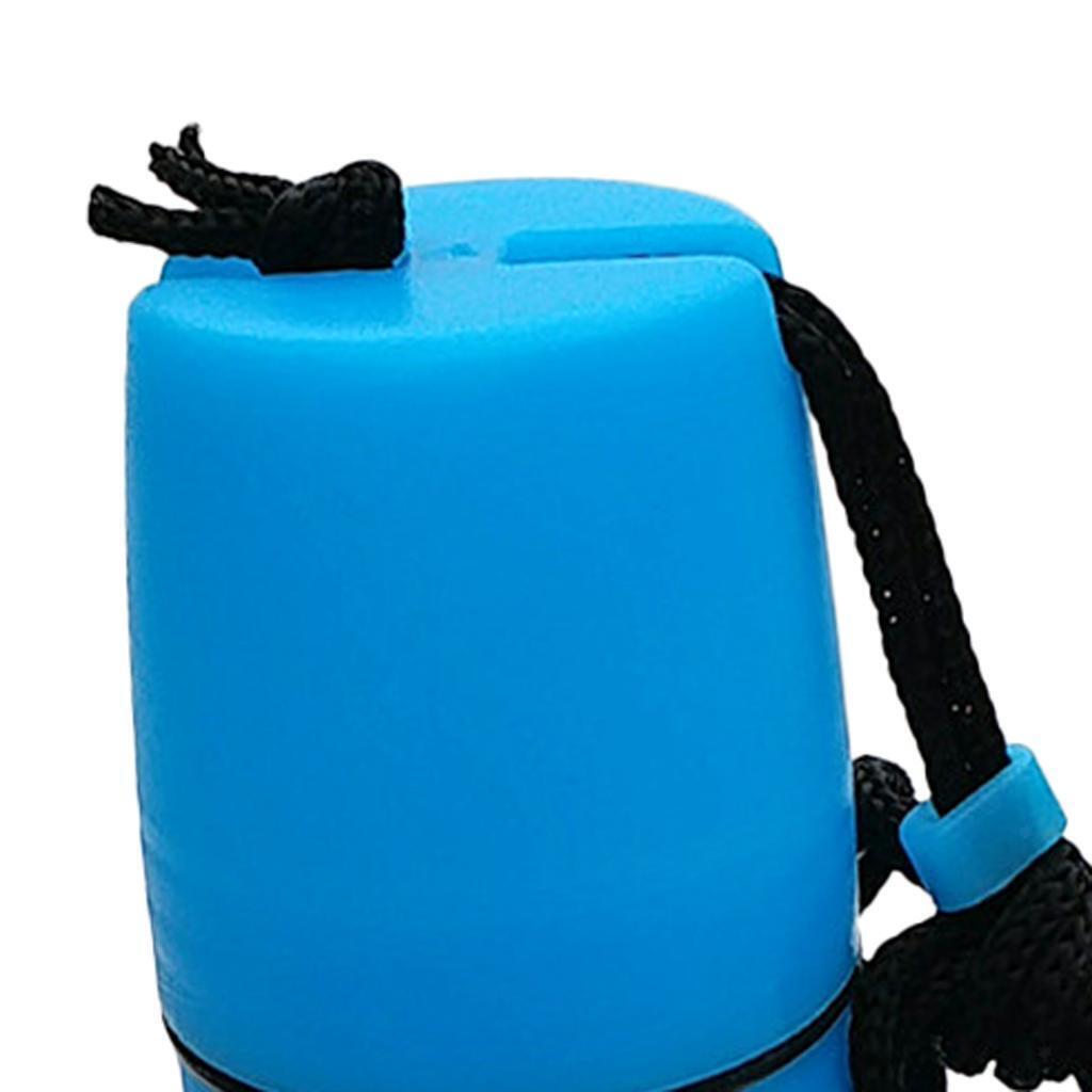Dry Bottle Box Waterproof Container Holder for Scuba Dive Kayak Surf Floats Blue