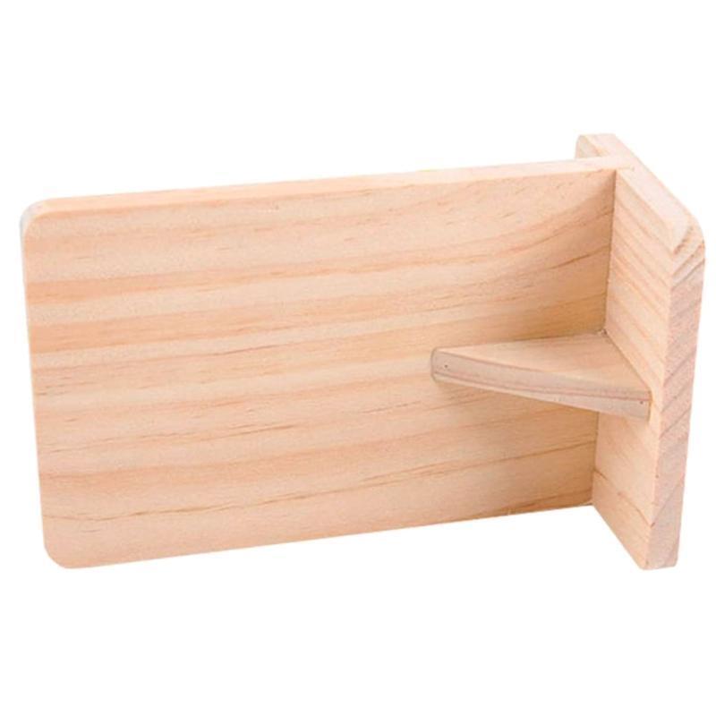Bird Perch Stand Natural Wood  Platform for Parakeets Cockatiels Lovebirds