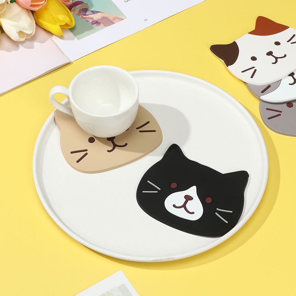 Heat Resistent Insulation pads Drink Cup Coasters Silicone Cup Mat Cup Mat Pad