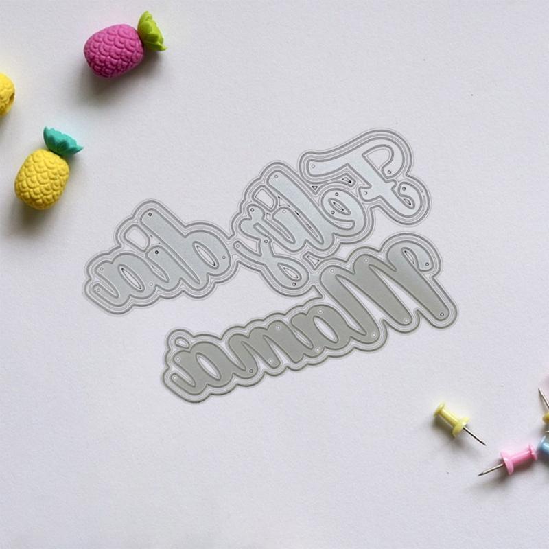 Mama Metal Cutting Dies Stencil DIY Scrapbook Album Paper Card Template Mold