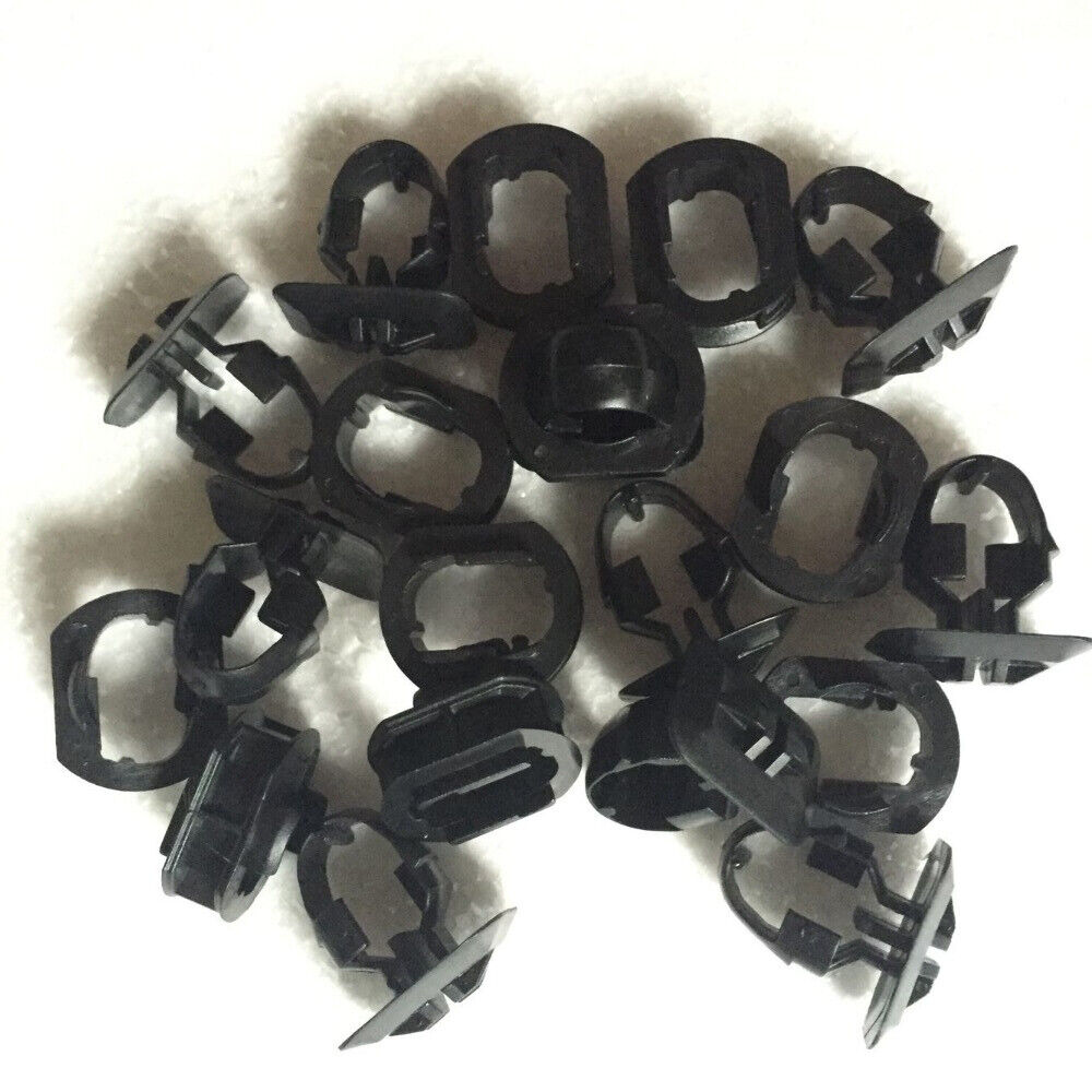 50x Side Skirt Trim Retainer Clips For Mercedes Benz C/E/CLK Class Black Plastic