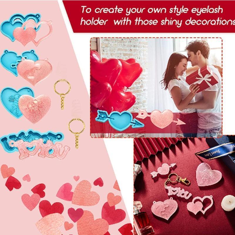 5 Pieces Silicone Pendant Moulds Silicone Clay Molds Silicone Chocolate Moulds