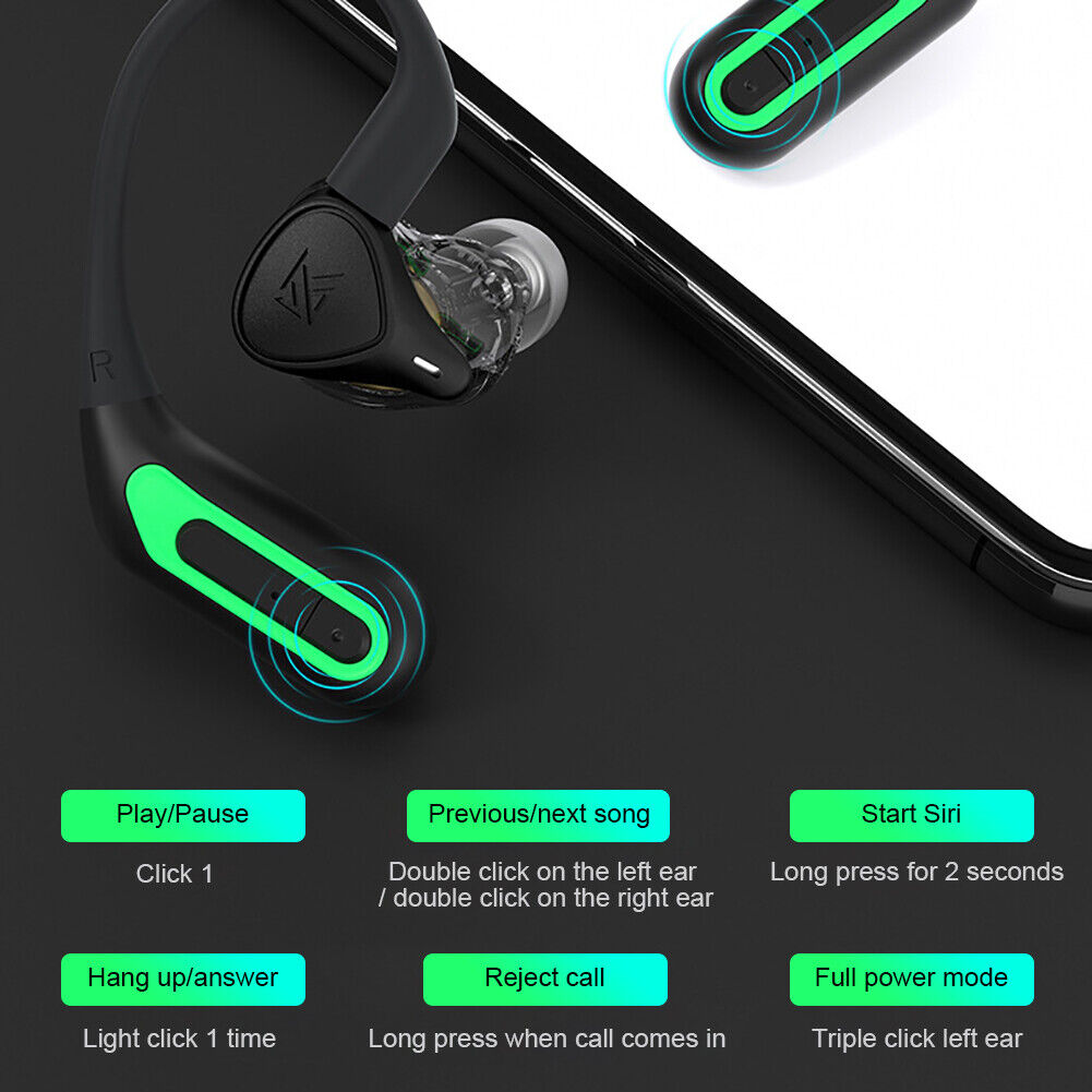 2pcs KZ AZ10 Bluetooth-Compatible Earbud Ear Hook Wireless HiFi Connector