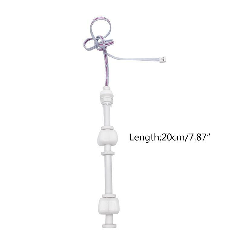 Side Installation Wired Water Liquid Level Sensor PP Dual Ball Float Switch