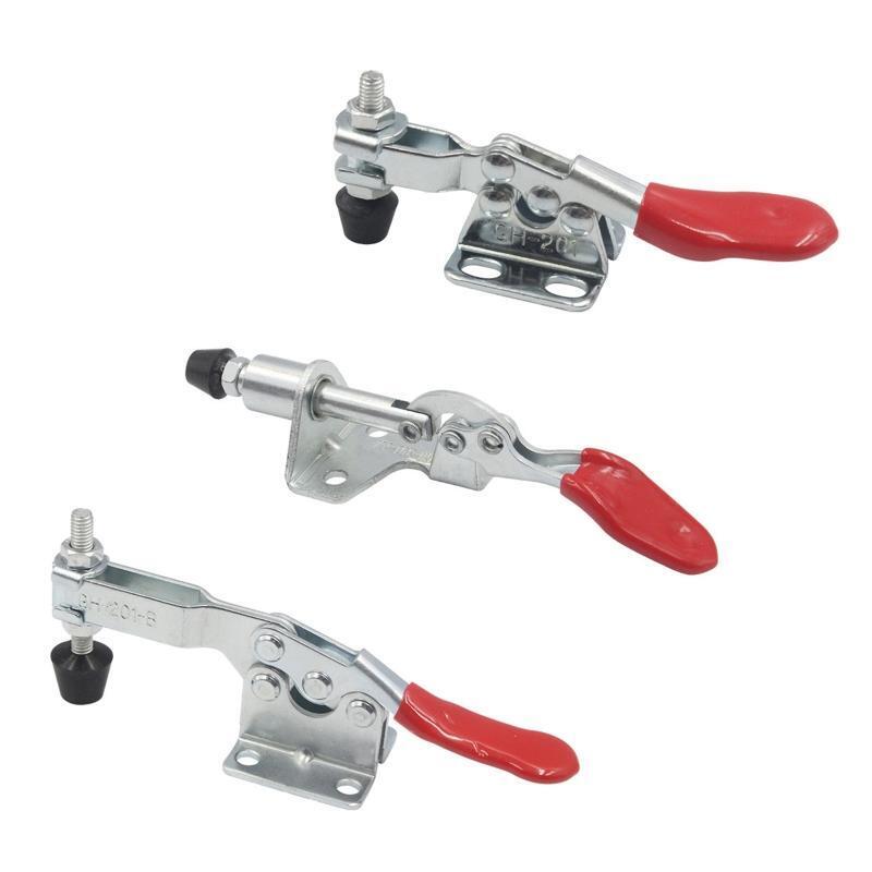 3 Packs Anti-slip Toggles Clamp Horizontal Clamp Adjustable Latch Hand Tool