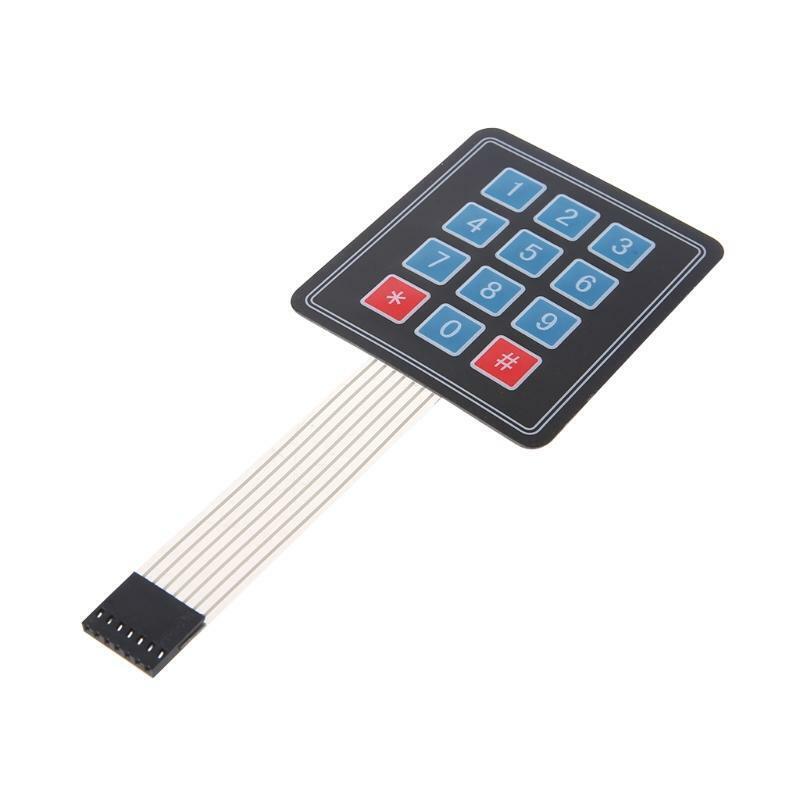 Matrix Array 12 Key Membrane Switch Keypad Keyboard For AVR 4 x 3