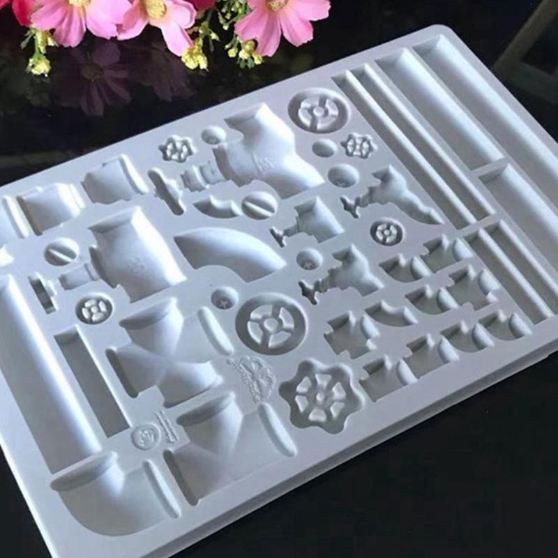 Tube Castle Cake Mold Sugar Craft Silicone Mold Cake Decorating Tools Bakeware