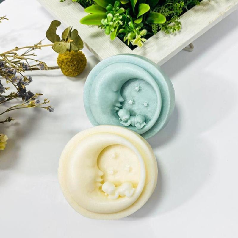Moon-Baby Mold Baking Mold BPA free  for DIY Candle SoapPlaster Clay Crafts