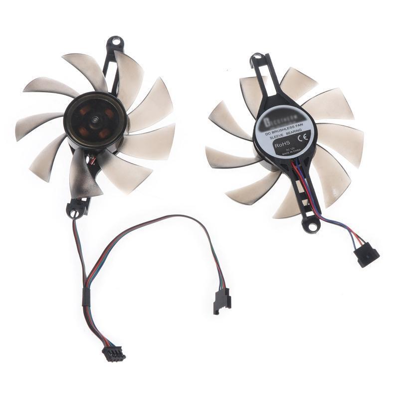 3 Pin 3 Wires Cooler Fan Graphics Card Cooling VGA Fan for Radeon RX 580 RX5500