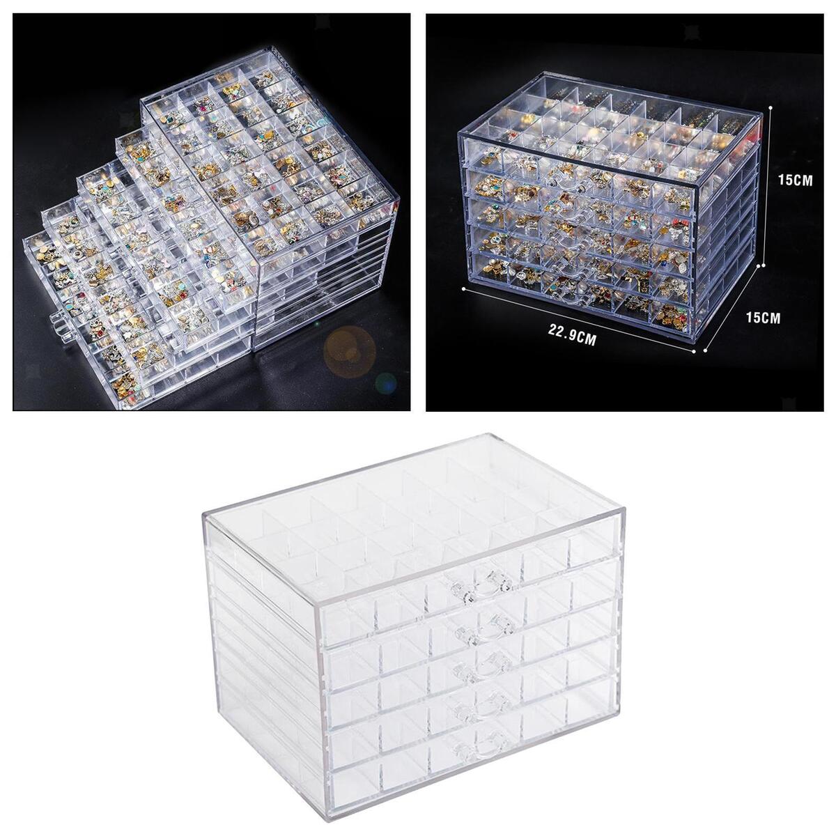 120 Grids  Drill Storage Container,  Organizer Storage Case