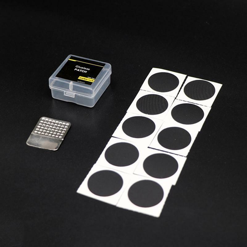 10 Pieces MTB Tyre Tire Repair Patches Bicycle Inner Tire Glueless Chip Patches