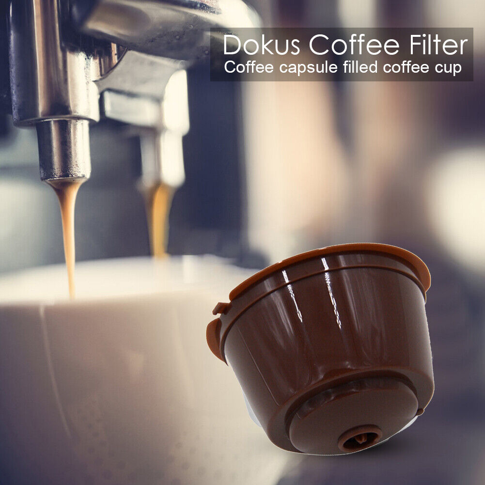 Stainless Steel Reusable Coffee Capsule Cup Refill Filter for Dolce Gusto