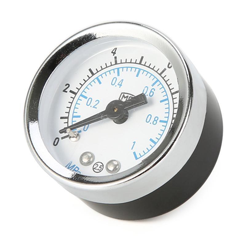 1/8 Inch Pressure Gauge Dual Scale Air Pressure Gauge Back Connection 0-1.0 Mpa-
