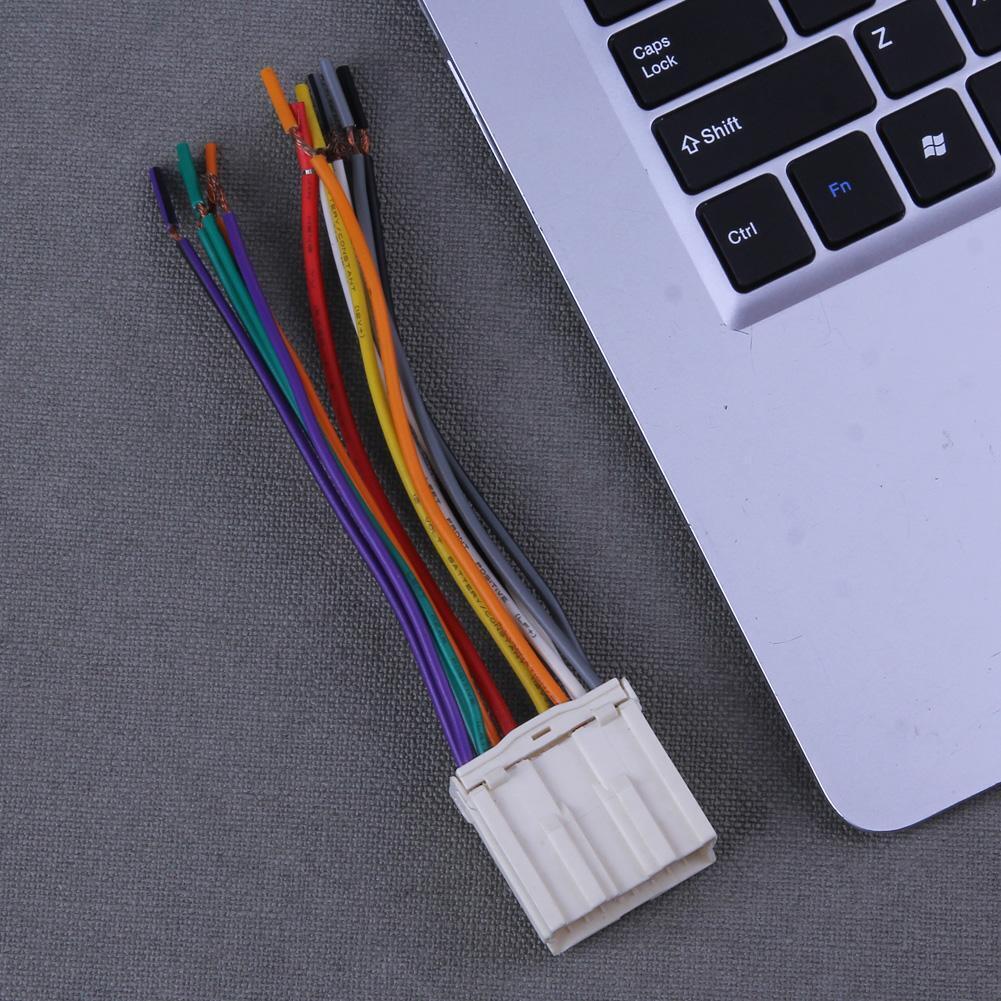Car Stereo CD Player Wiring Harness Radio Wire Plug for Mitsubishi JOYEAR