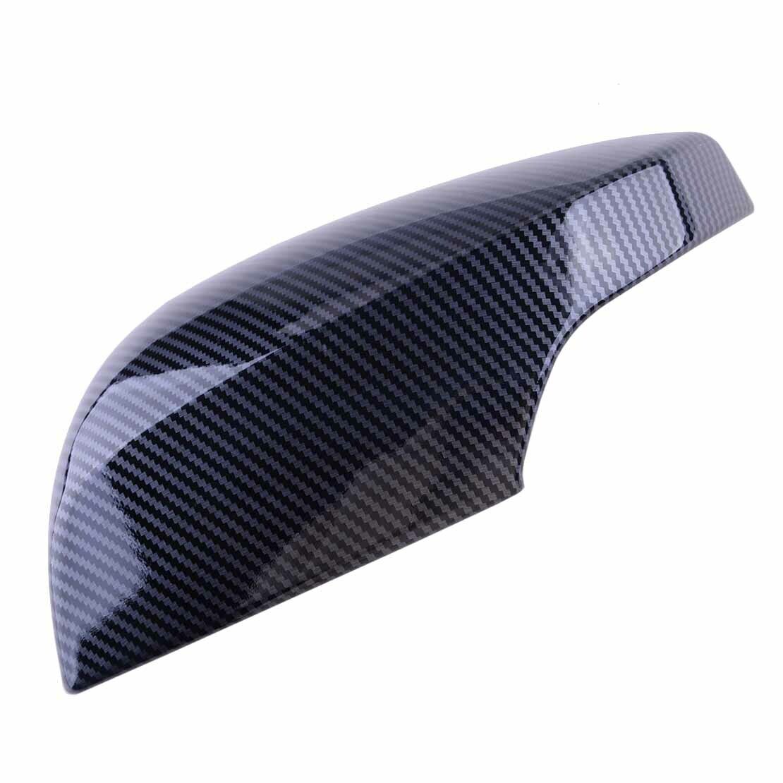 2x Carbon Fiber Style Side Mirror Cover Trim Fit For Subaru WRX STI 2015 up 2021