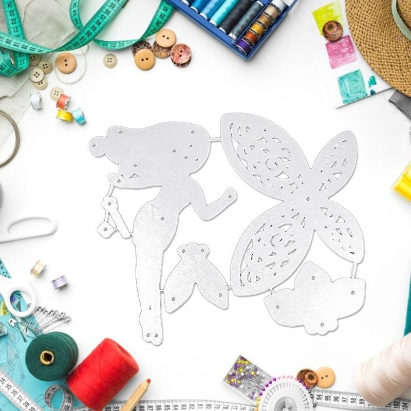 Fashion Wings Fairy Die Cuts Embossing Stencils for DIY Album Cards Scrapbooking