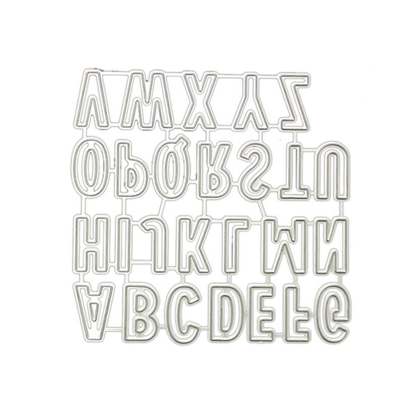 Cutting Dies Capital Letter for Invitation Card Scrapbooking Embossing Paper Dec
