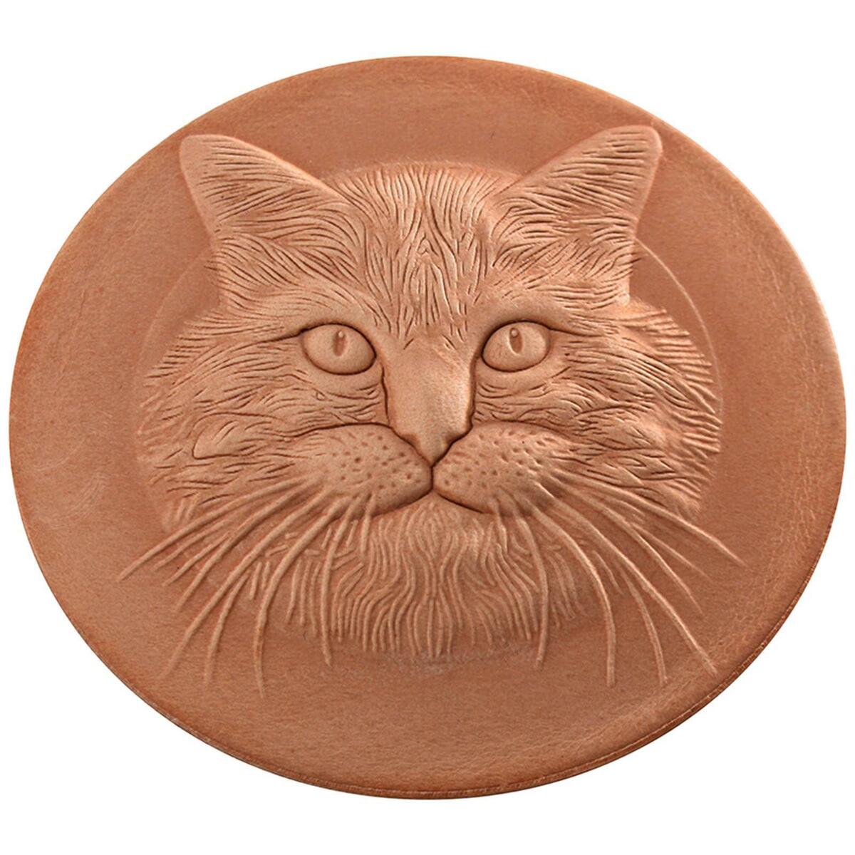PU Leather Unfinished Christmas Cat Ornament DIY for Handbags Bag Ornaments