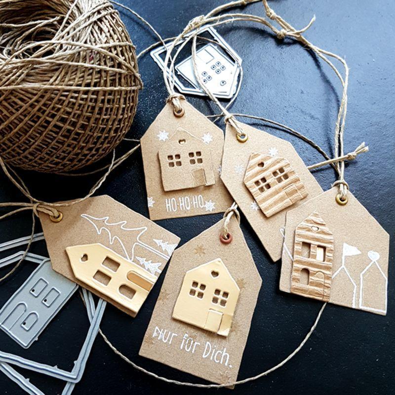 House Metal Cutting Dies Stencil Scrapbooking DIY Album Stamp Paper Card Emboss