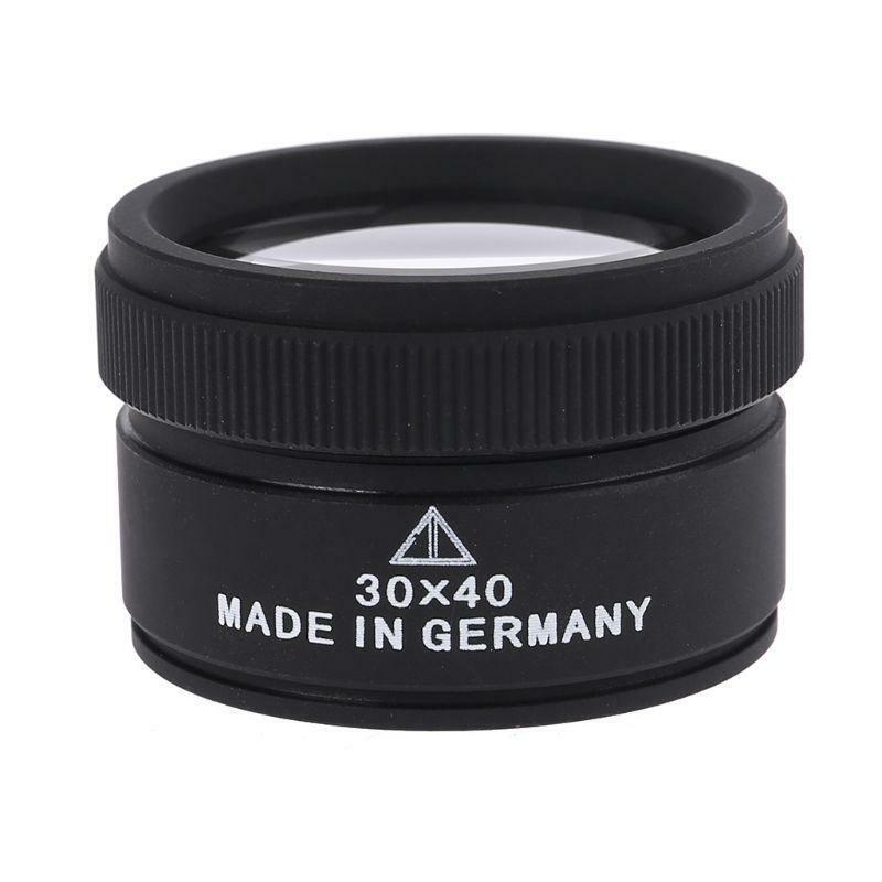 Magnifier Loupes 30X Magnifying Glass Folding Compact Desktop Jewelry Appraisal