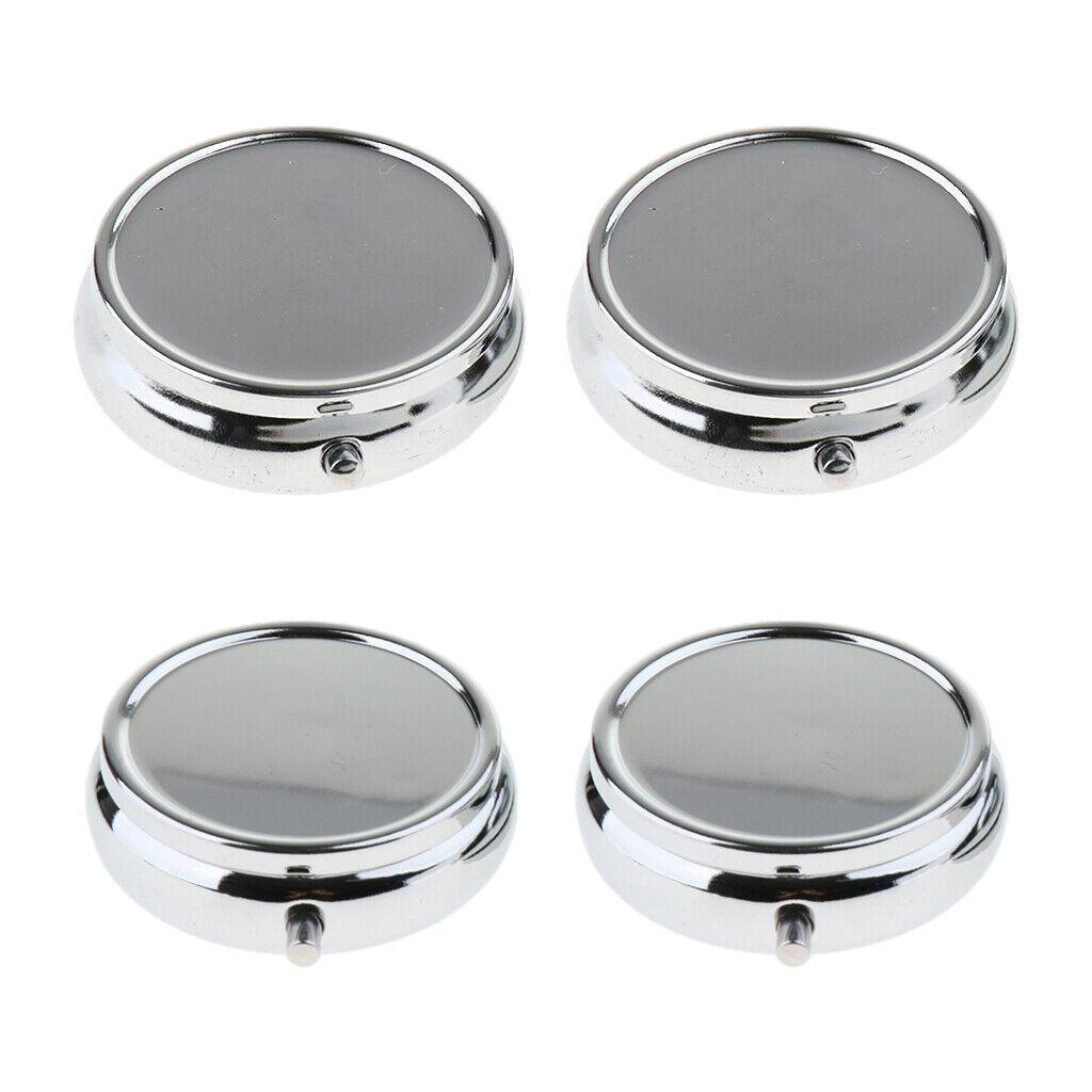 2   Pill Box Medicine Case Storage Container for Pocket 3 Slots