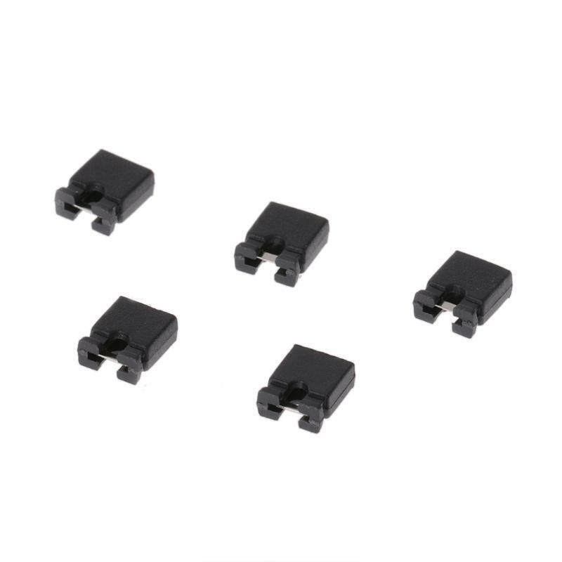 100 Pcs 2.54mm Standard Jumper Blocks Caps For Hard Drive CD DVD Motherboards
