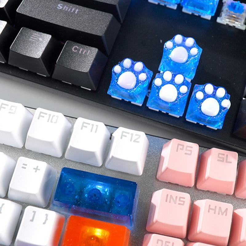Manual DIY Mechanical Keyboard Key Cap Silicone Mold UV Crystal Epoxy Mold Craft