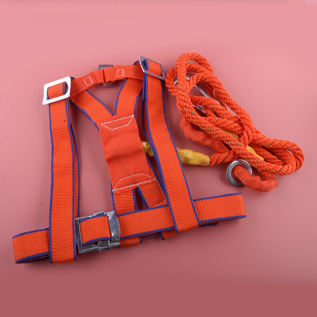 3 Meter Safety Work Harness Fall Arrest Belt & Alloy Steel Hook Safe 100kg