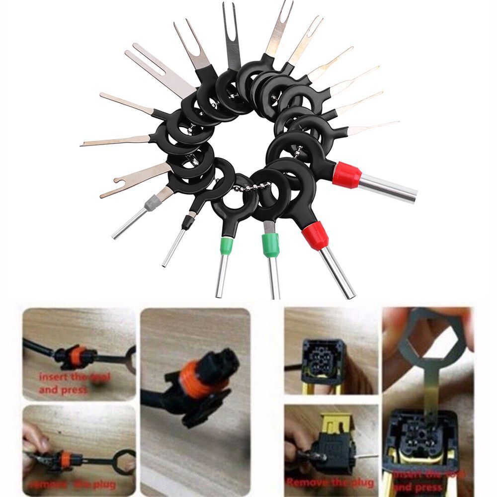 Release Wire Plug Car Terminal Removal Tool Pin Extractor Kit Connector
