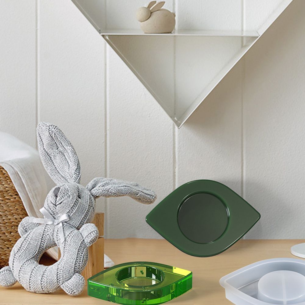 Cake Mold Coaster Tray Silicone Mold Candlestick Mold Eye Shape Candle Holder