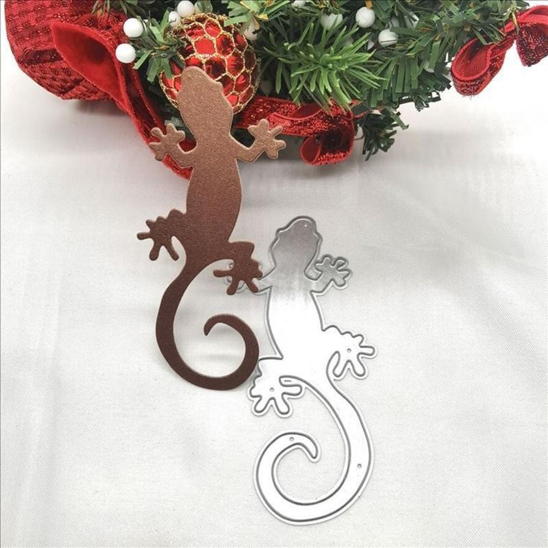 Little Gecko Metal Cutting Die Stencil Great Gifts for Children Teens Boys Girls