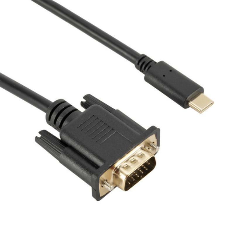Data Sync Accessories Type-C to VGA Converter USB-C to VGA Adapter Data Cable