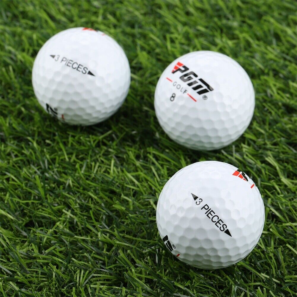 3pcs/set Golf Balls 3 Layers PGM Game Ball Dia 42.6mm Golf Balls Outdoor Game