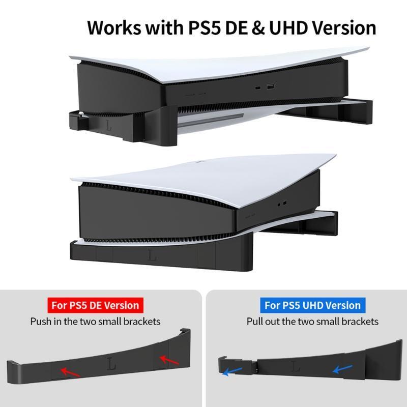Horizontal Storage Rack for PS5 Host Rack Storage Holder Stand Lay the Stand