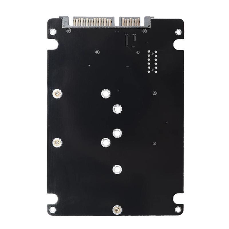 M.2 Ngff MSATA 2-in-1 to Sata Serial Port Adapter Support Full Size with B Key