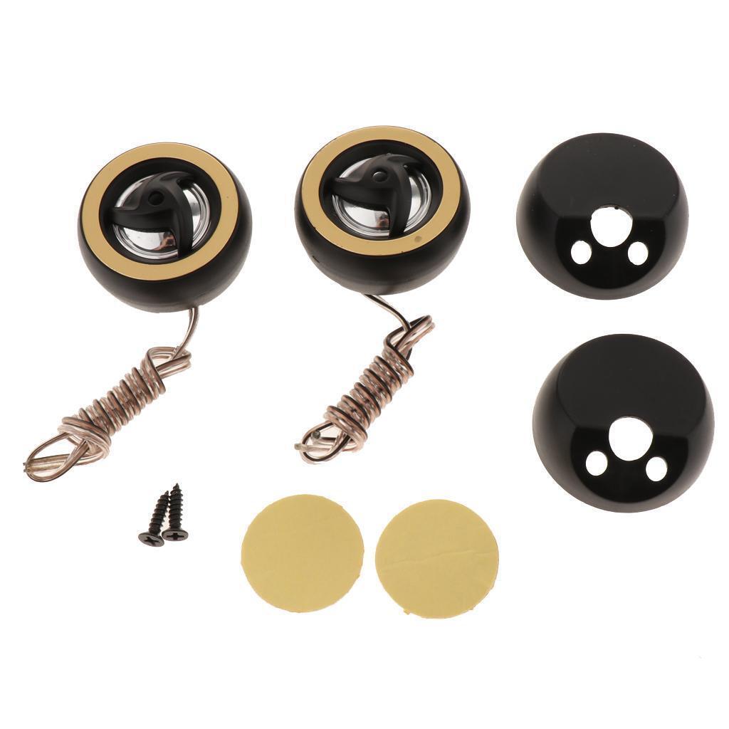 Prettyia   1   Pair   25mm   Car   Silk   Dome   Tweeter   Speakers   Treble