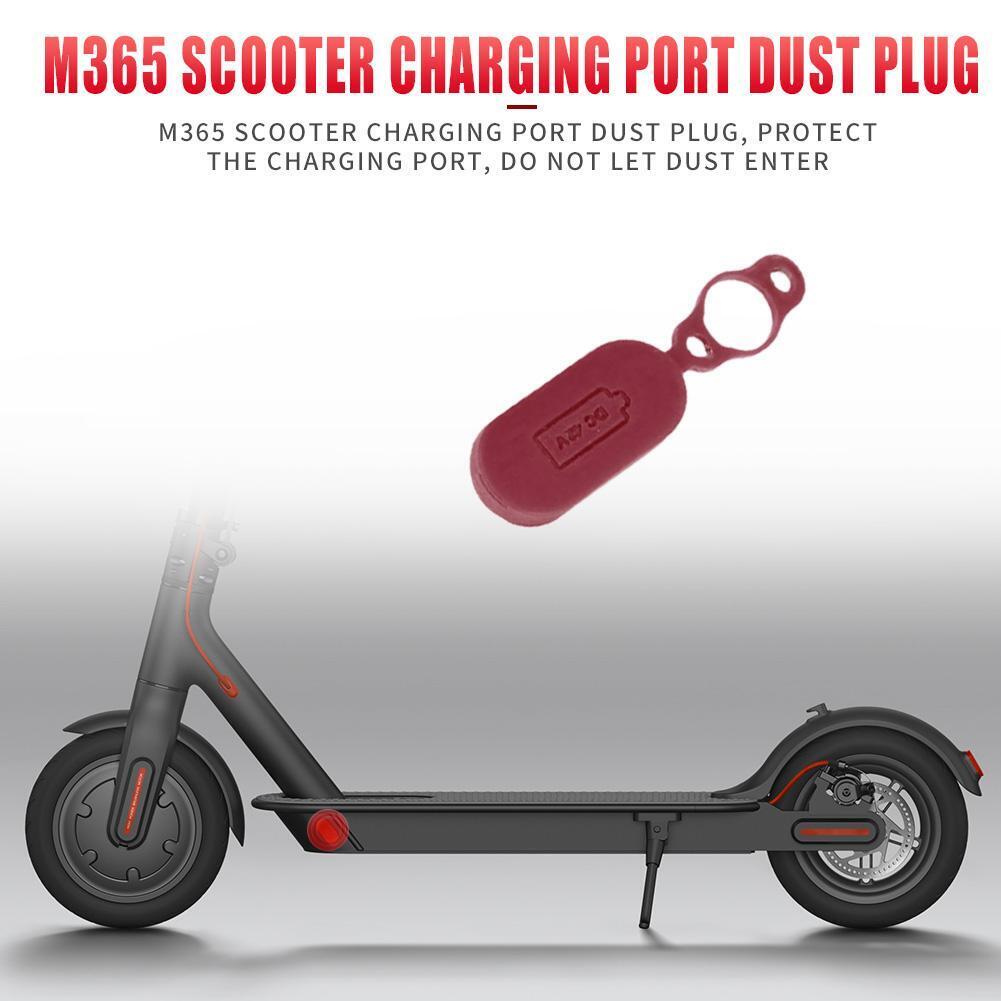 M365 Electric Scooter Charge Port Cover Dust Plug Silicone Cap Cycling Part