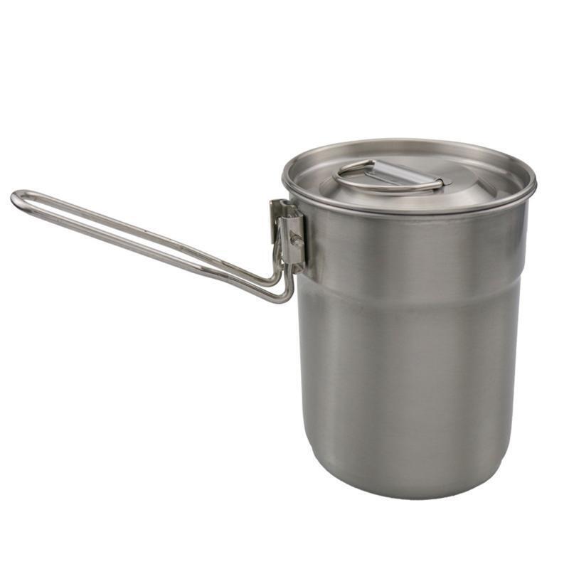 304 Stainless Steel Coffee Cup with Foldable Handle Sealing Lid Drinking