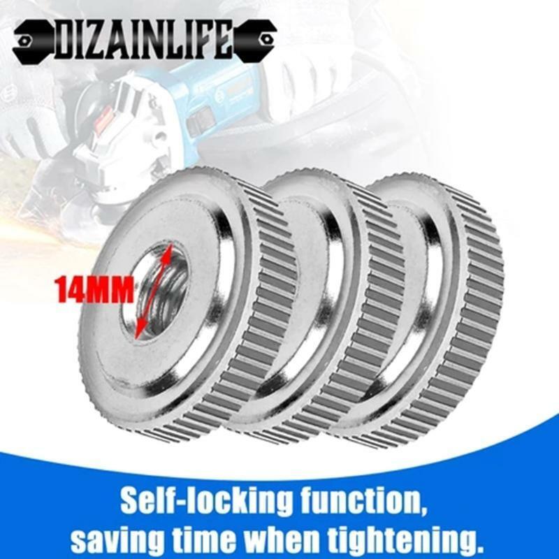 Universal Flange Nut Set Tools M14 Thread Inner Outer Angle Grinder