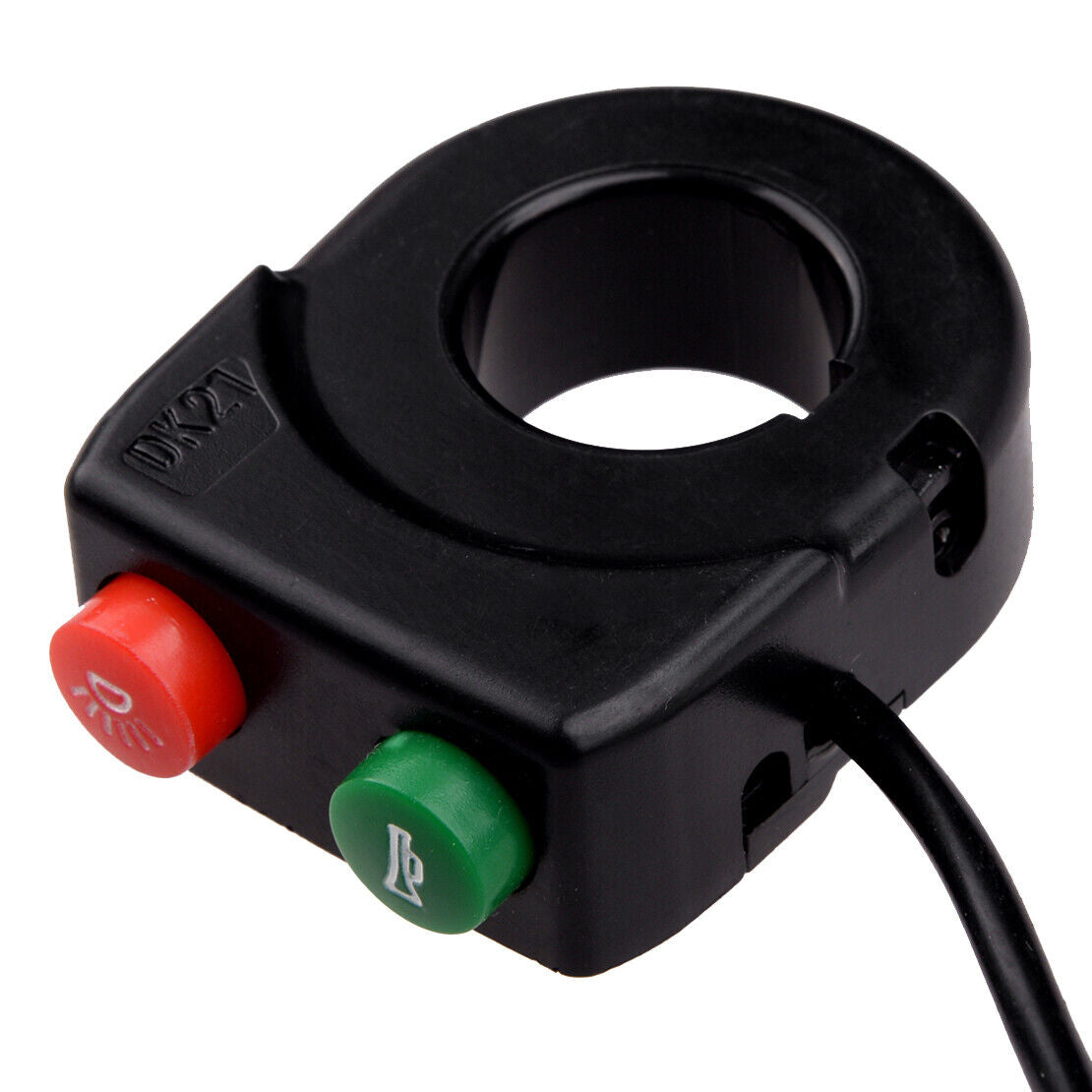 2 in 1 LED Light Headlight Horn Headlamp with Switch For E-Bike Electric Bicycle